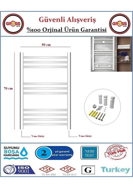 Havlupan Banyo Peteği 50X70 - Beyaz