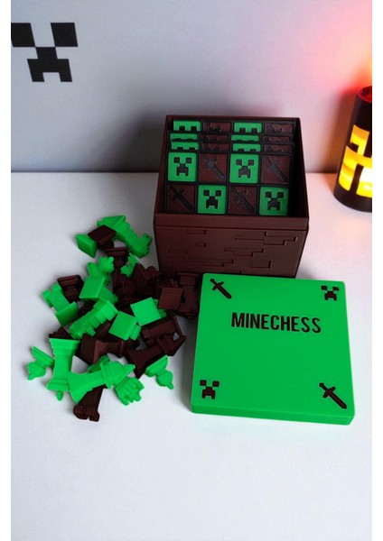 Minepixel Satranç (Chess) Seti Kutulu Oyun - Hediyelik, Dekor modelleri
