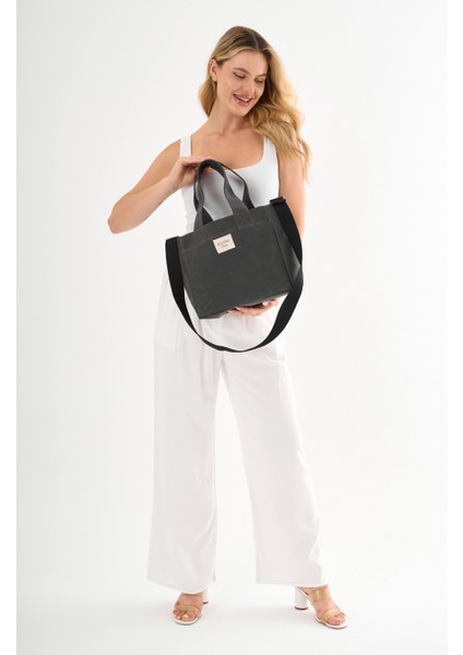 Dark Mumlu Kanvas Su Geçirmez Kadın Omuz Ve El Çantası Lise Ve Üniversite Okul Çantası(EN:28 BOY:25) fiyatları