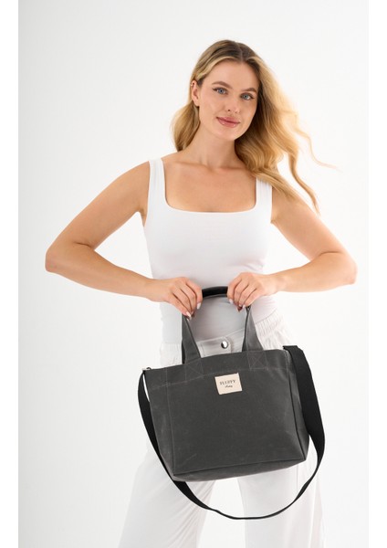 Dark Mumlu Kanvas Su Geçirmez Kadın Omuz Ve El Çantası Lise Ve Üniversite Okul Çantası(EN:28 BOY:25) fırsatları