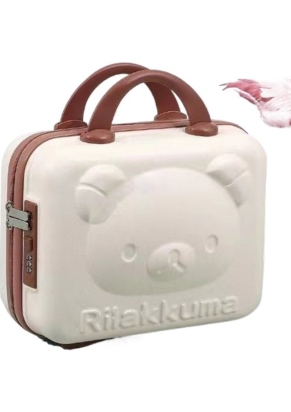 14 Inç Ayı Valiz Kozmetik Valiz Bavul Çocuk Valizi Karikatür Seyahat Çantası (Yurt Dışından) fiyatları