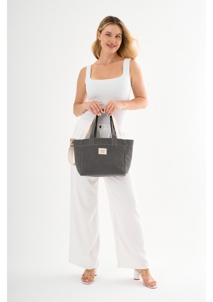 Classic Mumlu Kanvas Su Geçirmez Kadın Omuz El Çantası Lise ve Üniversite Okul Çantası(En:28 Boy:25) modelleri