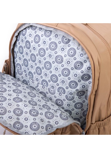 Unisex Büyük Boy Çok Gözlü Hafif Sırt Çantası Kum indirimleri