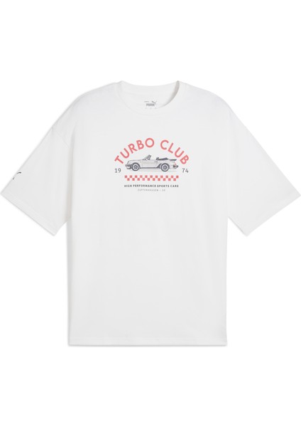 Erkek Puma Pl Graphic Tee 2 Beyaz Erkek T-Shirt fırsatları