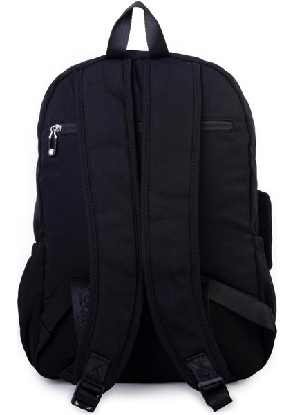 Unisex Hafif Büyük Boy Okul Çantası ve Spor Çantası Çok Gözlü Siyah fiyatları