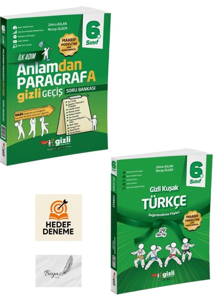 Gizli 6.sınıf Anlamdan Paragrafa Geçiş Soru Gizli Kuşak Türkçe Föyleri Hedef Deneme