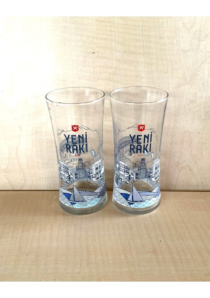 2 Adet Aspendos Rakı Bardağı