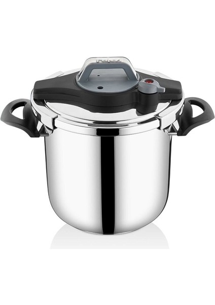 Casa Milano Vento 7 Lt Düdüklü Tencere Siyah-Gri