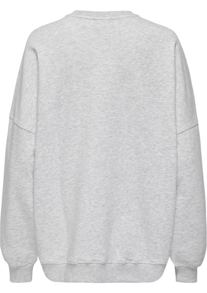 Relax Fit Bisiklet Yaka Uzun Kol Kadın Sweatshirt 15333285 fiyatları