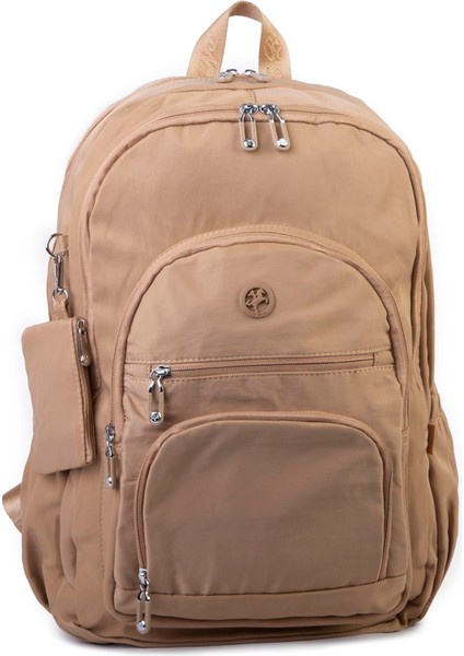 Unisex Hafif Büyük Boy Okul Çantası ve Spor Çantası Çok Gözlü Kum