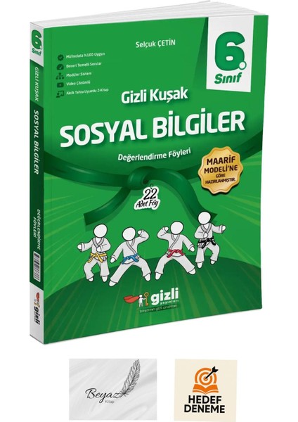 Gizli 6.sınıf Gizli Kuşak Sosyal Bilgiler Değerlendirme Föyleri Hedef Deneme