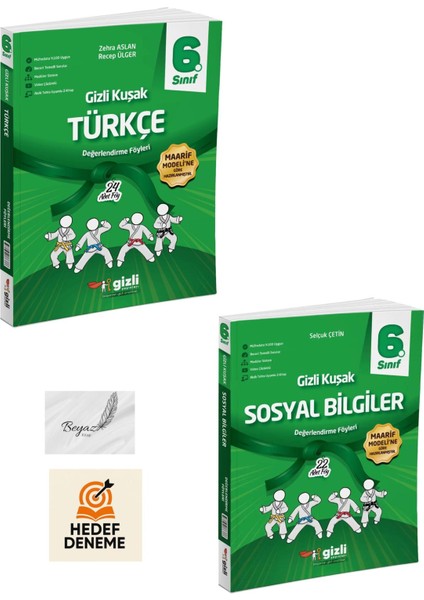 Gizli 6.sınıf Gizli Kuşak Türkçe Sosyal Bilgiler Değerlendirme Föyleri Hedef Deneme
