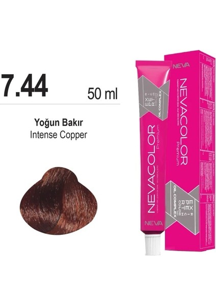 color Saç Boyası 7.44 Yoğun Bakır