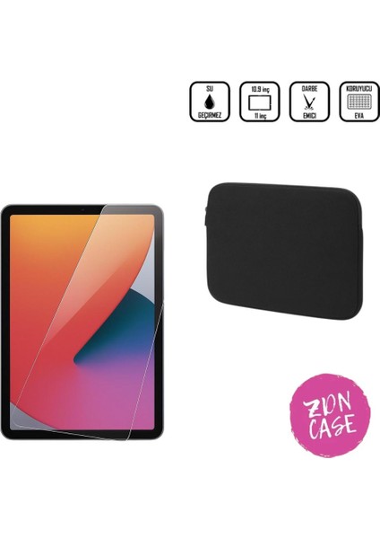 Casper Vıa 14A - 7" Tablet Uyumlu Tablet Kılıfı Çantası ve Ekran Koruyucu