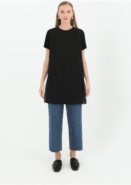 Kadın 10271 Basic Uzun T-Shirt