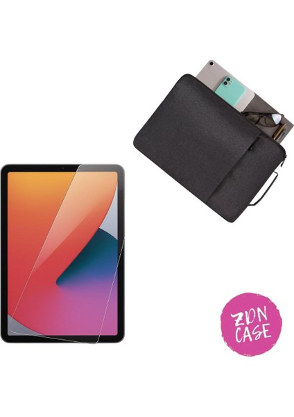 Addison IP-558 7" Tablet Uyumlu 12.9 Inç Tablet Kılıfı Çantası ve Ekran Koruyucu
