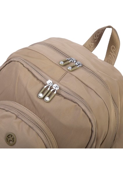 Unisex Hafif Büyük Boy Okul Çantası ve Spor Çantası Çok Gözlü Haki fiyatları