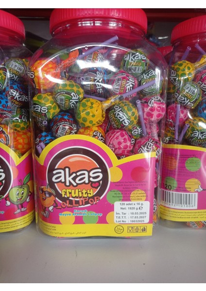 Lolipop Şeker 120 Adet