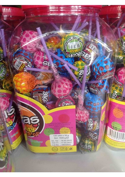 Lolipop Şeker 120 Adet fiyatları