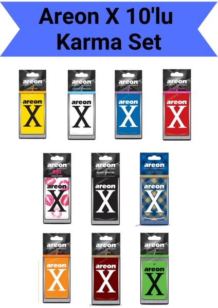 x Avantajlı 10'lu Set (10 Farklı Koku) fiyatları