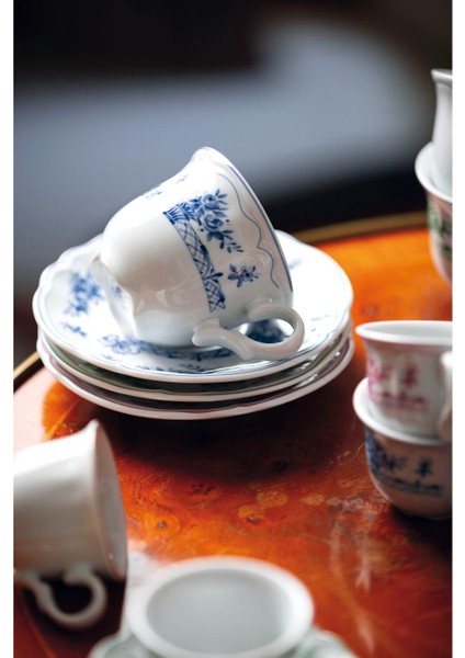 - Neos Anthiros Beyaz Mavi Ana Yemek Tabağı - 26,5 cm fırsatları