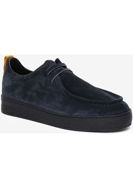 Erkek Lacivert Hakiki Deri Ayakkabı 5K1UA18521