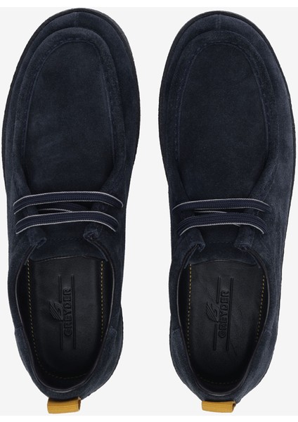 Erkek Lacivert Hakiki Deri Ayakkabı 5K1UA18521