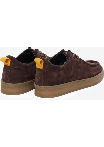 Erkek Kahverengi Hakiki Deri Ayakkabı 5K1UA18521
