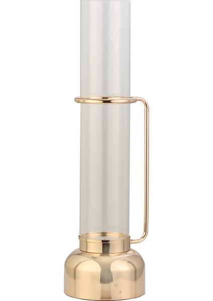 Gold Kandil Büyük Mumluk 18*18*57 cm AK.JD0080