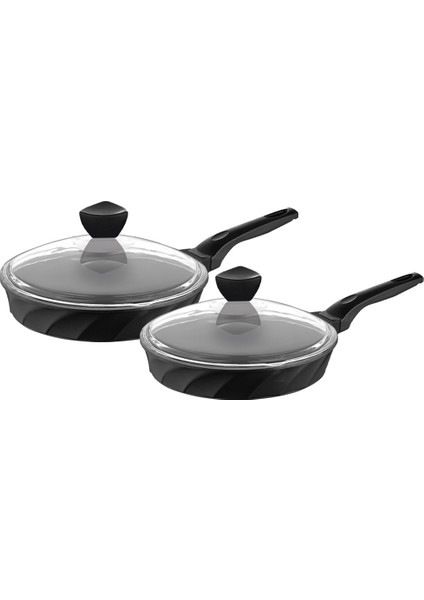 Vento 4 Parça Döküm Cam Kapaklı Tava 22-26 cm fiyatları