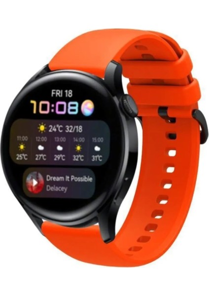 Huawei Watch Gt 6 46MM / Huawei Watch Gt 6 Pro Uyumlu Yumuşak Termoplastik Silikon Kordon (22MM) fiyatları
