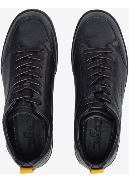 Erkek Siyah Hakiki Deri Sneaker Ayakkabı 5K1SA18520 modelleri