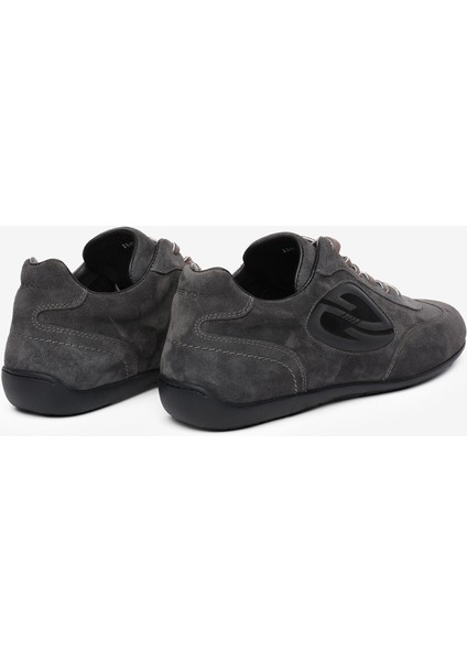 Erkek Füme Hakiki Deri Sneaker Ayakkabı 5K1SA18472