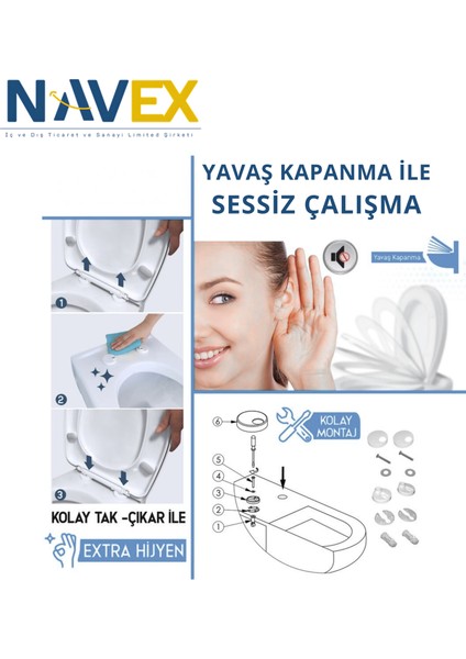 Duroplast Slim Yavaş Kapanan Klozet Kapağı modelleri