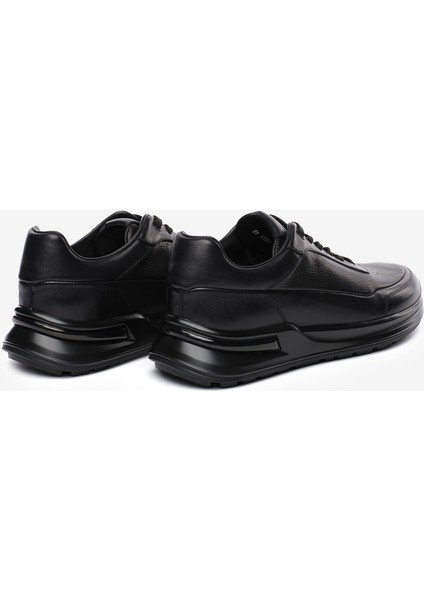 Erkek Siyah Hakiki Deri Ayakkabı 5K1UA18600