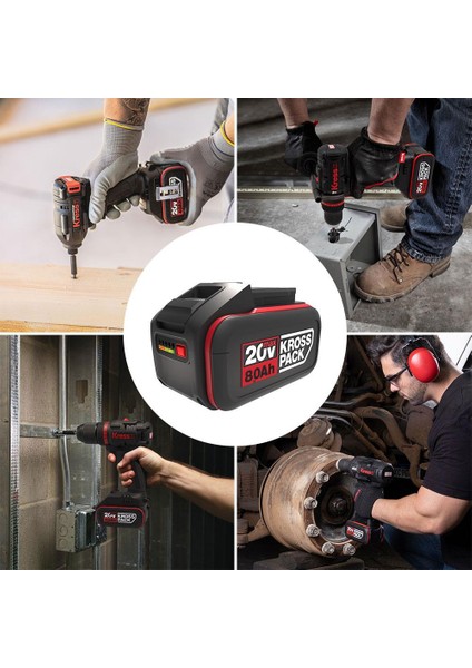 KAB25 20VOLT 8.0AH Li-Ion Kross Pack Profesyonel Yedek Akü indirimleri