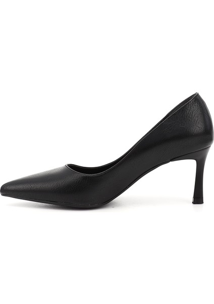 Kadın Siyah Sivri Burun Ince Topuklu Stiletto modelleri