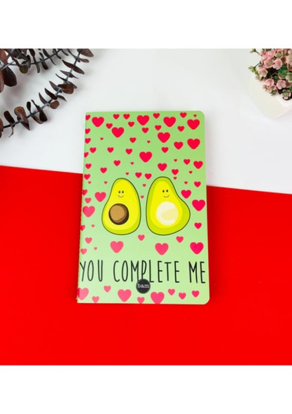 “you Complete Me” Mottolu Avakadolu Planner Planlayıcı Defter fiyatları