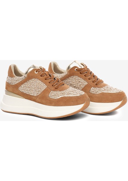 Kadın Taba Hakiki Deri Spor Ayakkabı 5K2SA34411