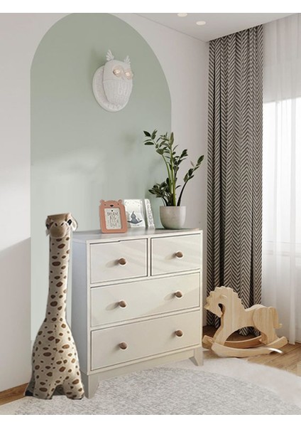 %100 Mdf Bonnie 4 Çekmeceli Bebek&çocuk Şifonyer fiyatları