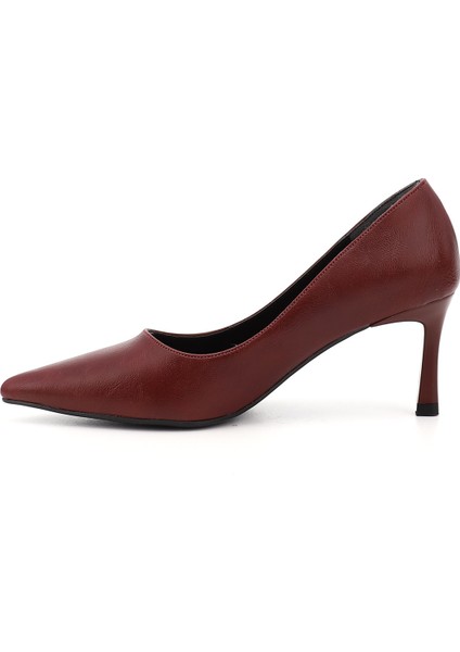 Kadın Bordo Sivri Burun Ince Topuklu Stiletto modelleri