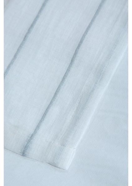 Louison Halkalı Tül Perde Gri Çizgili 140X280 fırsatları