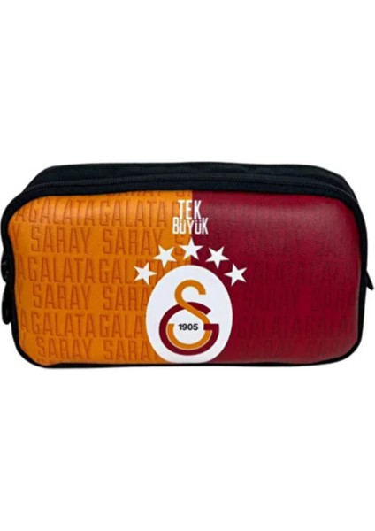 Galatasaray 5 Yıldız Tek Büyük Suni Deri Kalem Çantası