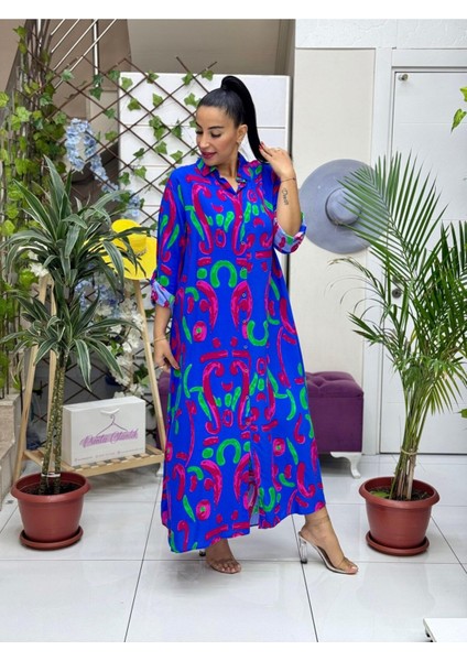 ECE616101 Pamuk Viskon Ece Elbise