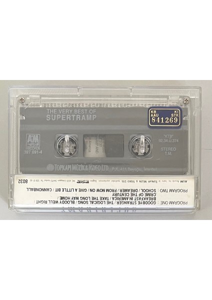 Supertramp The Very Best Of Supertramp Kaset (Orijnal Dönem Baskı Kaset) fiyatları
