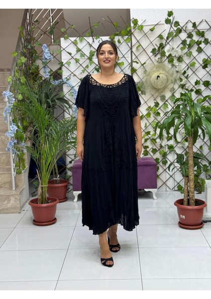 VL1420 Hürrem Vual Elbise Hürrem Elbise Siyah