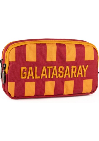 Galatasaray Sarı Erkek Çocuk Kalem Çantası 25542-ÇUBUKLU Kalem Çantası