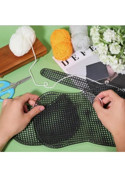 Plastik Çanta Kanvası, Cüzdan Kanvası, El Yapımı Çanta Handmade Çanta 42X16,5 Siyah fiyatları