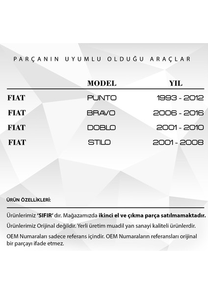 Fiat Punto Lancia Musa Alfa Romeo Için Debriyaj Pedal Braketi fırsatları
