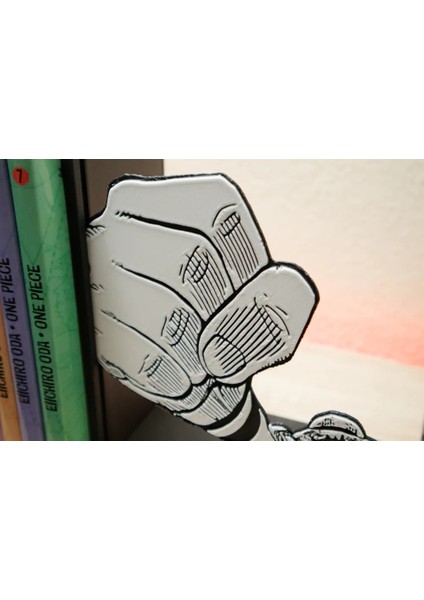 CRAFTSY3D Bookend Lufy 3D Baskı Dekorasyon Kitap Tutucu